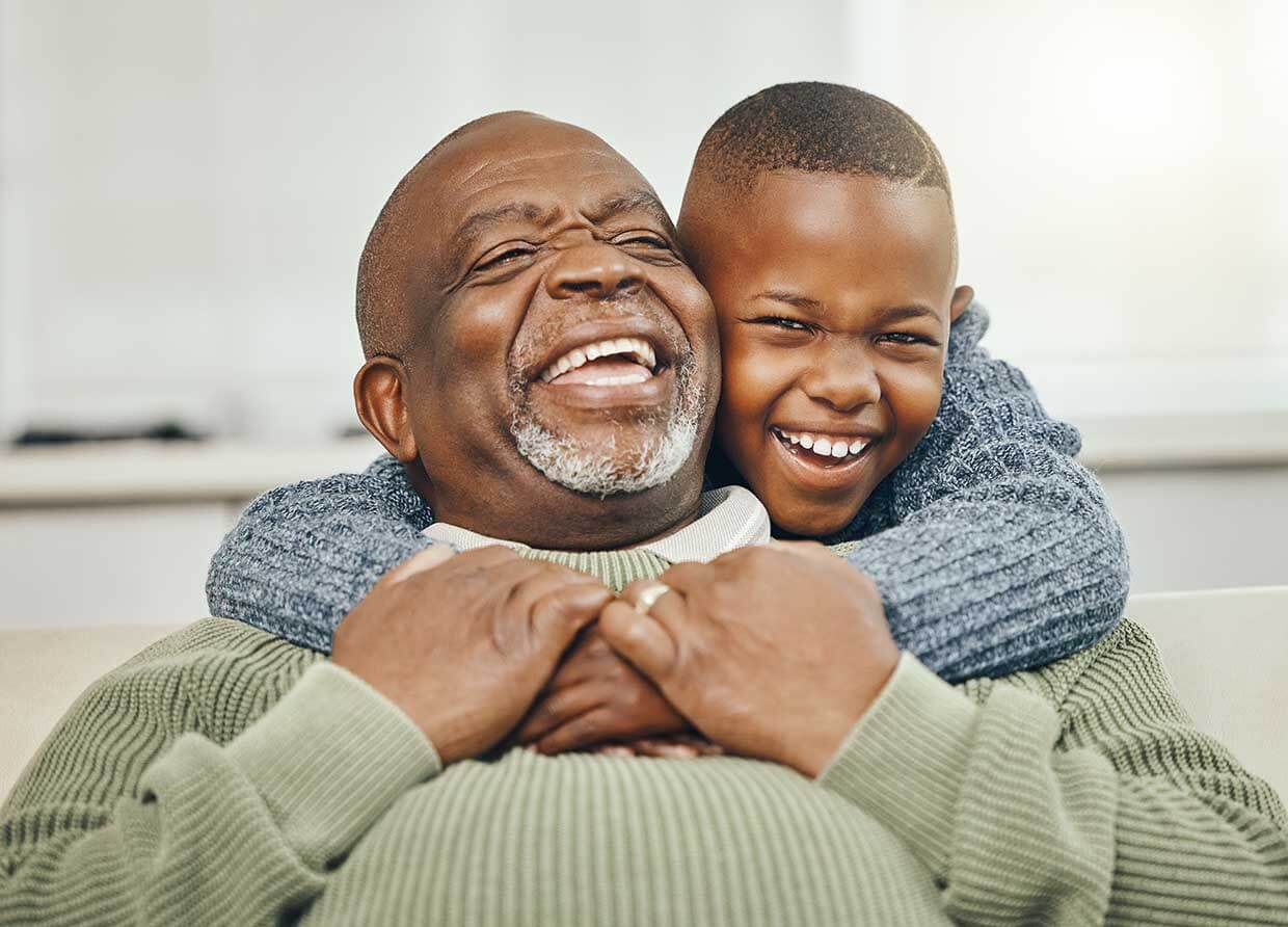 Grandparent with grandchild — protecting family legacy with estate planning